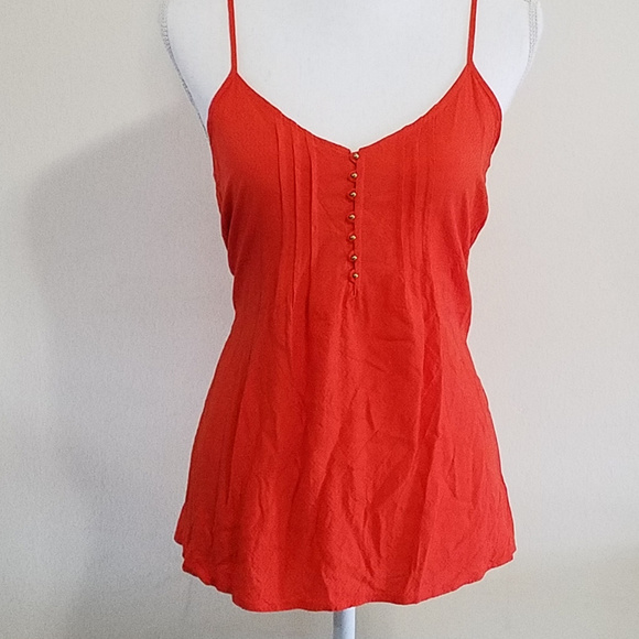 Womens Tank Top Siberian Sz 10 Red Made in Brazil - Picture 2 of 5